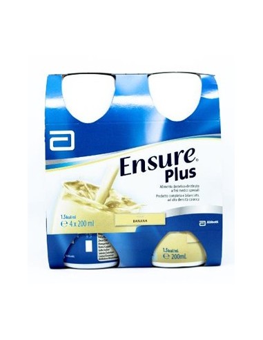 Ensure Plus Banana 4 Bottiglie Da 200 Ml