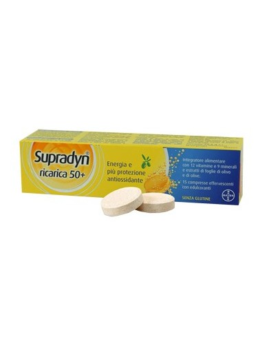 Supradyn Ricarica 50+ 15 Compresse Effervescenti