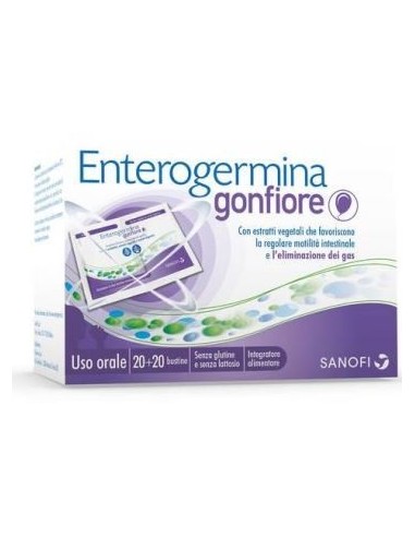 Enterogermina Gonfiore 20 Bustine Bipartite