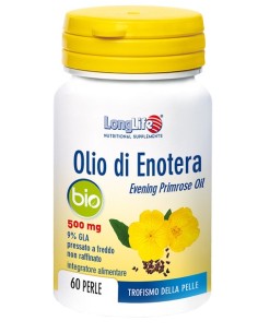 Longlife Olio Enotera Bio 60 Perle 500 Mg