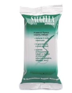 Saugella Attiva Salviettine 15 Bustine