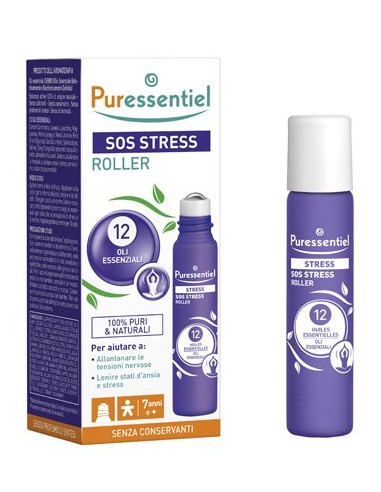 Puressentiel Roller Sonni Sereni Stress 12 Oli Essenziali 5ml