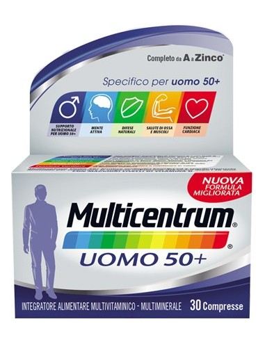 Multicentrum Uomo 50+ 30 Compresse