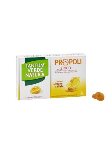 Tantum Verde Natura Pastiglie Gommose Limone & Miele 30 G