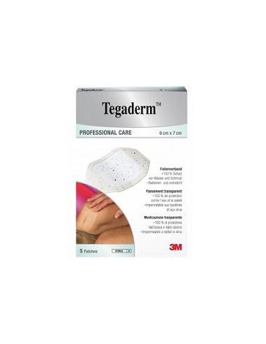 Tegaderm Medicazione Impermeabile Trasparente 5 Pezzi 6x7 Cm