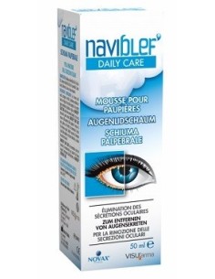 Naviblef Daily Care Schiuma Per Rimozione Secrezioni Ocularida Palpebre E Ciglia 50 Ml