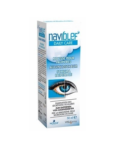 Naviblef Daily Care Schiuma Per Rimozione Secrezioni Ocularida Palpebre E Ciglia 50 Ml