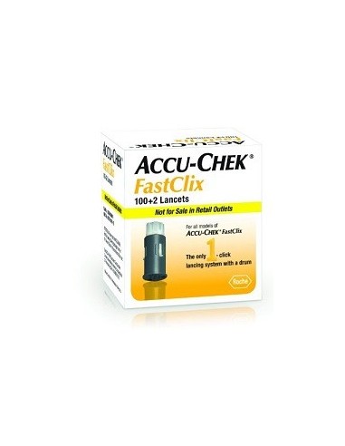 Lancette Pungidito Accu-chek Fastclix 100 + 2 Pezzi