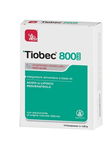 Tiobec 800 Duo Compresse Orosolubili 18,9 G
