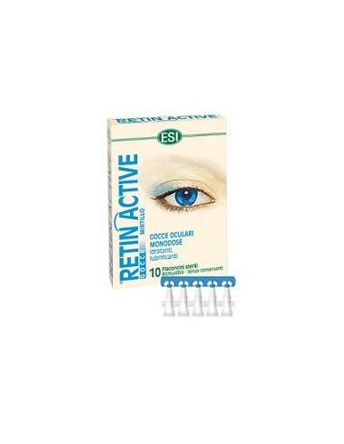 Retin Active Mirtillo Gocce Oculari 10 Flaconcini Monodose Da 0,5 Ml