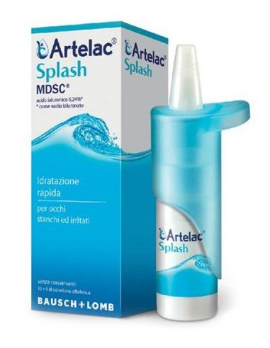 Artelac Splash Gocce Oculari 10 Flaconcini Monodose 0,5 Ml