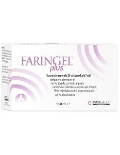 Faringel Plus 20 Stick Pack 7 Ml