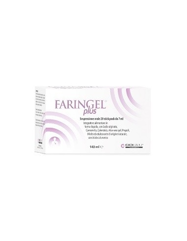 Faringel Plus 20 Stick Pack 7 Ml