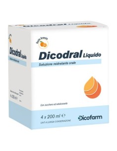 Dicodral Liquido Soluzione Reidratante Orale 4 X 200 Ml