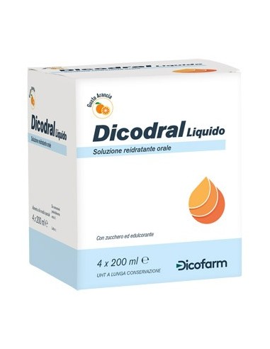 Dicodral Liquido Soluzione Reidratante Orale 4 X 200 Ml