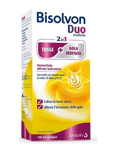 Bisolvon Duo Sciroppo Emolliente 100 Ml