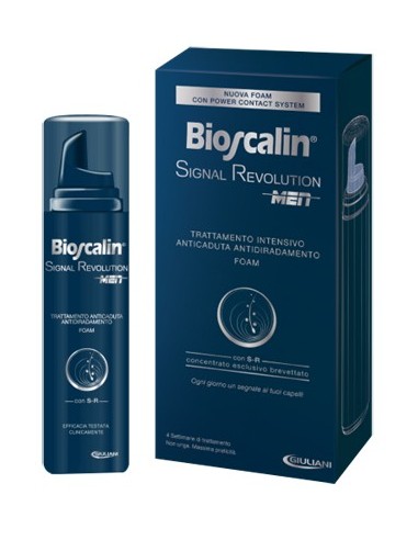 Bioscalin Signal Revolution Men Trattamento Intensivo Anticaduta Antidiradamento Foam 75 Ml