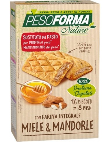 Pesoforma Biscotto Integr Miele Mandorle 16 Pezzi 33 G