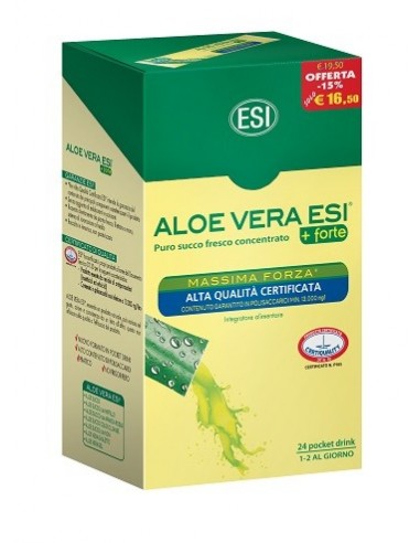 Aloe Vera 24 Pocket Drink Massima Forza 24 Pocket 20 Ml