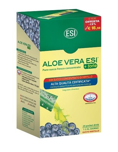 Aloe Vera 24 Pocket Drink Mirtillo 24 Pocket 20 Ml