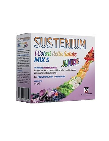 Sustenium Colori Della Salute Mix 5 Junior 14 Bustine