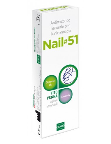 Nail 51 Antimicotico Naturale Onicominosi 4 Ml Penna