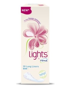 Salvaslip Lungo Lights By Tena Long 20 Pezzi