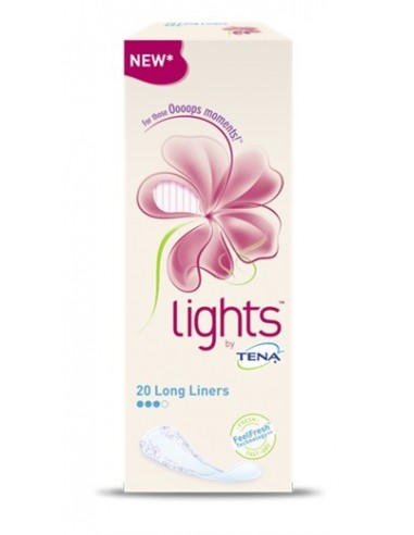 Salvaslip Lungo Lights By Tena Long 20 Pezzi