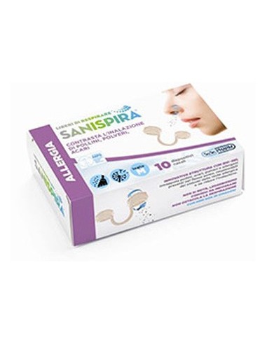Sanispira Allergia Dispositivo Nasale 10 Pezzi Taglia M