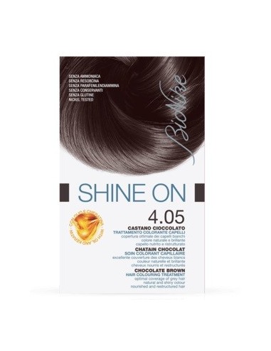 Bionike Shine On Trattamento Colorante Capelli Castano Cioccolato 4.05