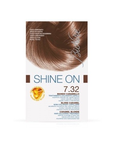 Bionike Shine On Trattamento Colorante Capelli Biondo Caramello 7.32