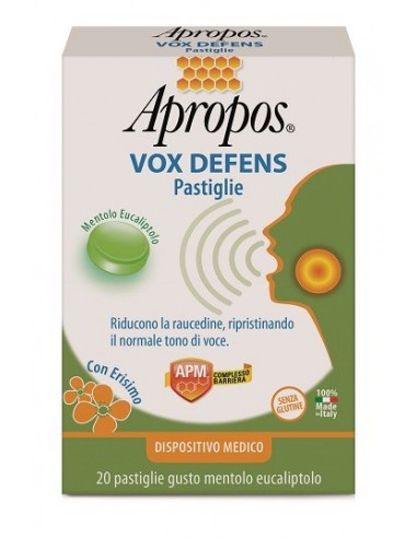 Apropos Vox Defens Mentolo Eucaliptolo 20 Pastiglie