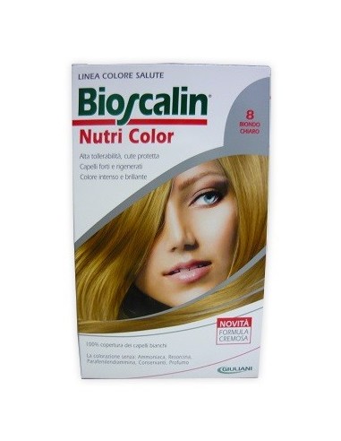 Bioscalin Nutri Color 8 Biondo Chiaro Sincrob 124 Ml