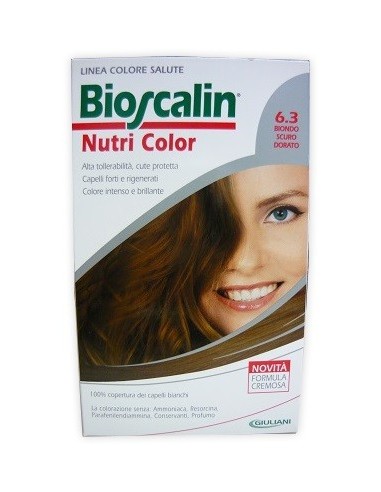 Bioscalin Nutri Color 6,3 Biondo Scuro Dorato Sincrob 124 Ml