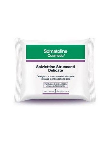 Somatoline Cosmetic Salviettine Struccanti 20 Pezzi