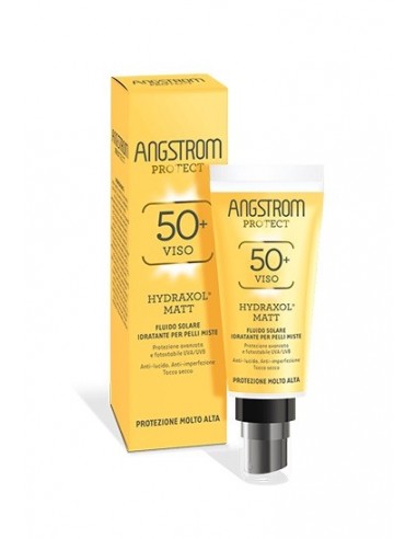 Angstrom Protect Hydraxol Matt Fluido Solare Ultra Protezione 50+ 40 Ml