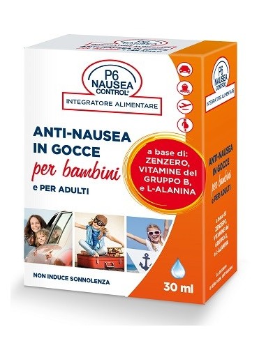 P6 Nausea Control Gocce Antinausea 30 Ml