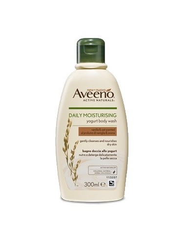 Aveeno Bagno Doccia Yogurt Vaniglia & Avena 300 Ml