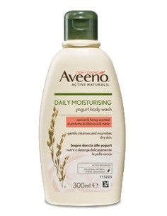 Aveeno Bagno Doccia Yogurt Albicocca & Miele 300 Ml