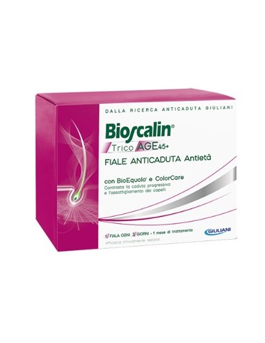 Bioscalin Tricoage 45+ Anticaduta Antieta' 10 Fiale 3,5 Ml