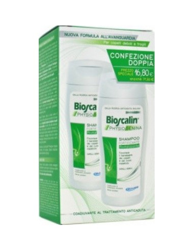 Bioscalin Physiogenina Shampoo Fortificante Rivitalizzante Cofanetto 2 Flaconi