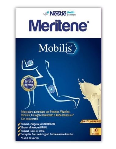 Meritene Mobilis Gusto Vaniglia 10 Bustine Da 20 G