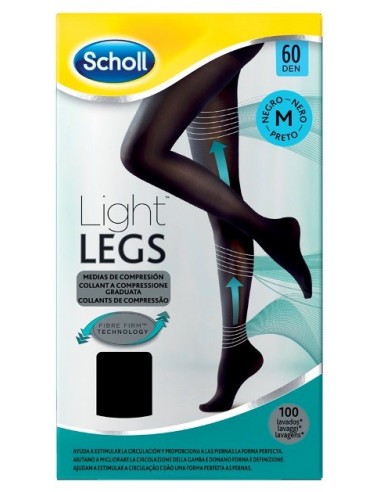 Scholl Lightlegs 60 Denari Taglia M Colore Nero 1 Paio