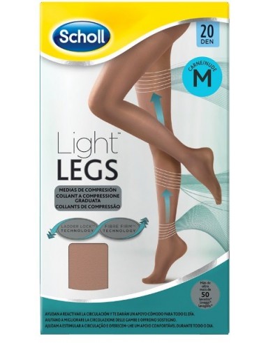 Scholl Lightlegs 20 Denari Taglia M Colore Nude 1 Paio