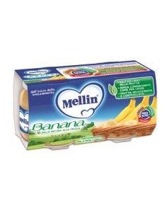 Mellin Omogeneizzato Banana 100 G 2 Pezzi