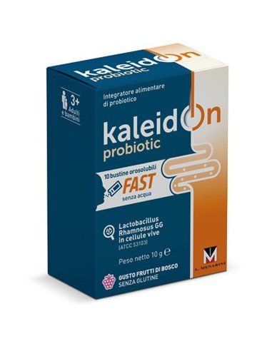 Kaleidon Probiotic Fast Frutti Di Bosco 10 Buste Orosolubili