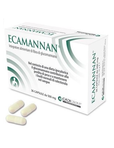 Ecamannan 36 Capsule 500 Mg