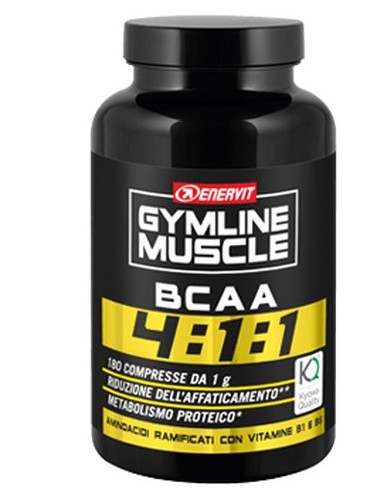 Gymline Muscle Bcaa 4:1:1 Kyowa Quality Compresse 180 Compresse 180 G