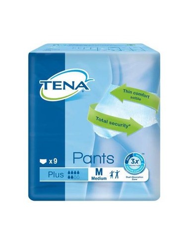 Pannolone Pull-up Tena Pants Plus Taglia Medium 9 Pezzi