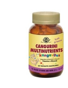 Cangurini Multinutrients Frutti Bosco 60 Compresse